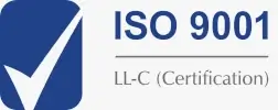 ISO 9001 Certification Logo for Quality Management Systems.